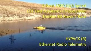 Oceanscience Z Boat 1800 Dual Frequency Dam Hydrographic Surveying [upl. by Eitirahc]