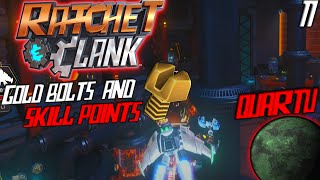 Ratchet amp Clank PS4  Planet Quartu Gold Bolt Locations amp Trophy Guide Boulons En Or amp Trophees [upl. by Giwdul]