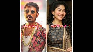 Rowdy baby 💞 propose Dhanush 🤩girlfriend 😻trending shorts [upl. by Jeri430]