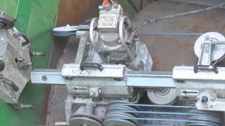 Pentruder wire saw 3P8 cutting pipe 1500 mm [upl. by Nea616]