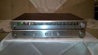 Dual CT1150 AMFM Stereo Tuner 1981 amp Dual CV1150 Stereo Integrated Amplifier 198081 [upl. by Reena]