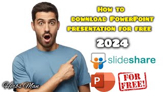 How To Download PowerPoint Presentation For Free  SlideShare 2024 Latest Update [upl. by Akerboom]