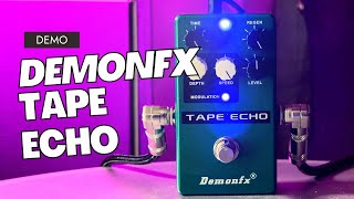 Demonfx Tape Echo pedal demo [upl. by Wallace703]