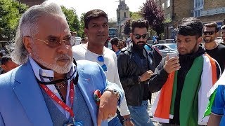 Vijay Mallya booed with chor chor slogans at the Oval Stadium during INDSA match [upl. by Atirehc]