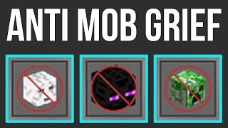 Minecraft 113 Anti Mob Grief Data Packs [upl. by Alracal]