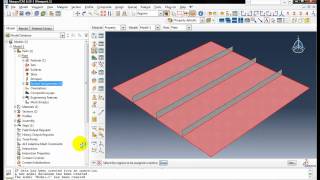 Static Analysis of Stiffened Plate [upl. by Eiramadnil]