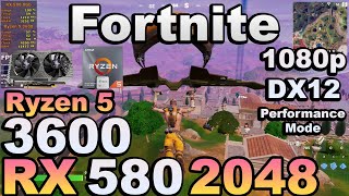 Fortnite Chapter 5  Ryzen 5 3600  RX 580 2048SP [upl. by Reginauld]