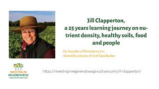 Jill Clapperton a 25 years learning journey on nutrient density healthy soils food and people [upl. by Shepley218]