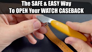 🛠 How to remove ALL Watch Casebacks Without Causing Damage or Scratches  The SAFE amp EASY WAY 🛠 [upl. by Anelac319]