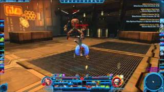 SWTOR Solo World Boss Nar Shaddaa Battledroid R4GL 50 Mercenary [upl. by Liva]