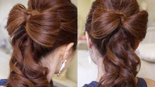 Beautiful Wedding Hair Bow Tutorial [upl. by Sabra19]