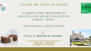 Projet Villa Medicis 20212022 [upl. by Leslee]