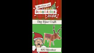 Santas Reindeer Paper Craft KS2  Teachers Pet Advent 2024 [upl. by Lateehs]