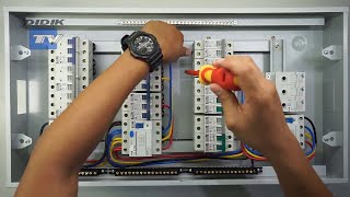 3 phase distribution DB box wiring diagram [upl. by Derward]