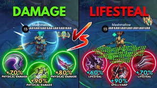 Alpha Damage Build vs Alpha Lifesteal Build [upl. by Ardine313]