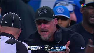 Lions vs Rams HORRIBLE False Start Call  Lions Fans Chant “Refs YOU SUCK”  NFL Playoffs 2024 [upl. by Norehs]