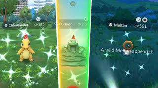 NEW ANNIVERSARY EVENT HAS STARTED Shiny Party Hat Grimer Spawns  Meltan Box Opening shorts [upl. by Jeno775]