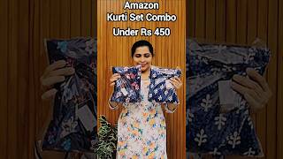 ₹ 429 𝗞𝘂𝗿𝘁𝗶 𝗦𝗲𝘁 𝗖𝗼𝗺𝗯𝗼 2 𝗦𝗲𝘁 𝗪𝗶𝘁𝗵 𝗕𝗼𝘁𝘁𝗼𝗺 amazon trending kurtisetunder450 latest fashion shorts [upl. by Rambert166]