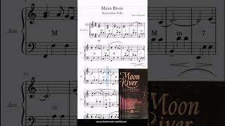 Moon River  Accordion Solo  Harry Mancini Tutorial Sheets Score [upl. by Arba]