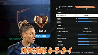 Dominate The Endgame ✍️ Trinity Rodman Custom Tactics amp Settings  FC25 Project 🗯 [upl. by Nnagem]