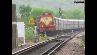 GOC WDM2 in ERS Livery with Verna  Mangalore Passenger [upl. by Savitt]