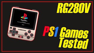 RG280V  Playstation 1 Emulation Test [upl. by Rukna]