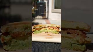 Vegan Pesto Egg Sandwich sandwich foodshorts pesto breakfastsandwich foryoupage [upl. by Janeczka]