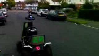 TKM 125c gokart on the public roads [upl. by Nannah]