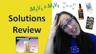 Solutions Dilutions amp Solubility Rules Review in Chemistry with Practice Problems 64 [upl. by Gorski522]