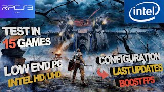 Rpcs3 Low End PC Intel HD  Intel UHD  Test in 15 Games  Updated Configuration Settings [upl. by Ecinereb114]