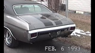 Buying and bringing home our 1970 Chevelle SS back in 1993 [upl. by Fasto]