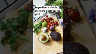 Guacamole 🥑 ingrediente simple pentru o mâncare gustoasă de post [upl. by Hiller]