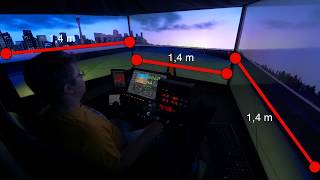 The First and Only Ultimate Performance XPlane 12 K Immersive Resolution Flight Simulator [upl. by Delcina]