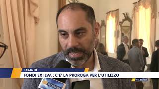 TARANTO FONDI EX ILVA CE LA PROROGA PER LUTILIZZO [upl. by Pepillo]