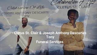 Cletus St Clair amp Joseph Anthony Descartes Funeral Services [upl. by Ethe]