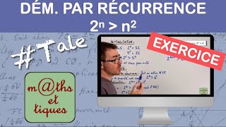 EXERCICE  Effectuer une démonstration par récurrence  Terminale [upl. by Aseiram]