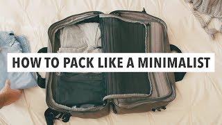 How to Pack like a Minimalist [upl. by Okubo543]