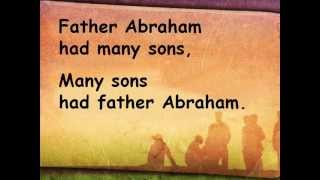 Father Abraham had many sons with words [upl. by Rue846]