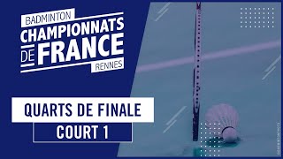 Championnats de France 2023 – Quarts de finale – Court 1 [upl. by Artiek418]