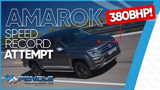 VW Amarok – Diesel Top Speed Record  Pendle Performance [upl. by Karalynn]