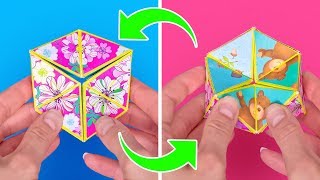 Tetraflexagon DIY is a New Fidget Spinner [upl. by Melisent]