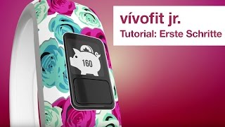 vivofit jr Tutorial  Erste Schritte [upl. by Arhna]