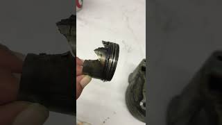 The piston was torn apart The piston from 125cc is jammed major engine repair tuningparts tuning [upl. by Bentlee]