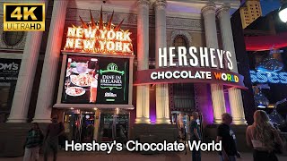 4K Hershey’s Chocolate World Las Vegas  Full Walk Around [upl. by Artened]