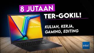 LAPTOP 8 JUTAAN TERBAIK AKHIR TAHUN 2024  Gaming Editing Kuliah [upl. by Dinin]