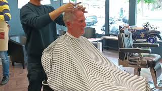 Barbers haircut  Mens grooming [upl. by Lucinda]