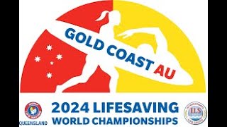 World Surf Life Saving Championships 2024  SARI McKEE 2km Run  North Cronulla [upl. by Adnam]