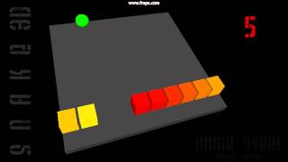 Snake3D game  x86 assembly OpenGL WinAPI [upl. by Oer389]