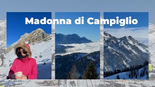 Skiing in MADONNA DI CAMPIGLIO My favourite ski resort [upl. by Alcinia]