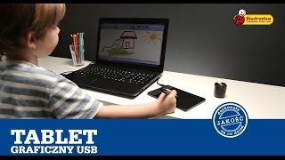 Biedronka prezentuje Tablet graficzny USB [upl. by Anaitak]